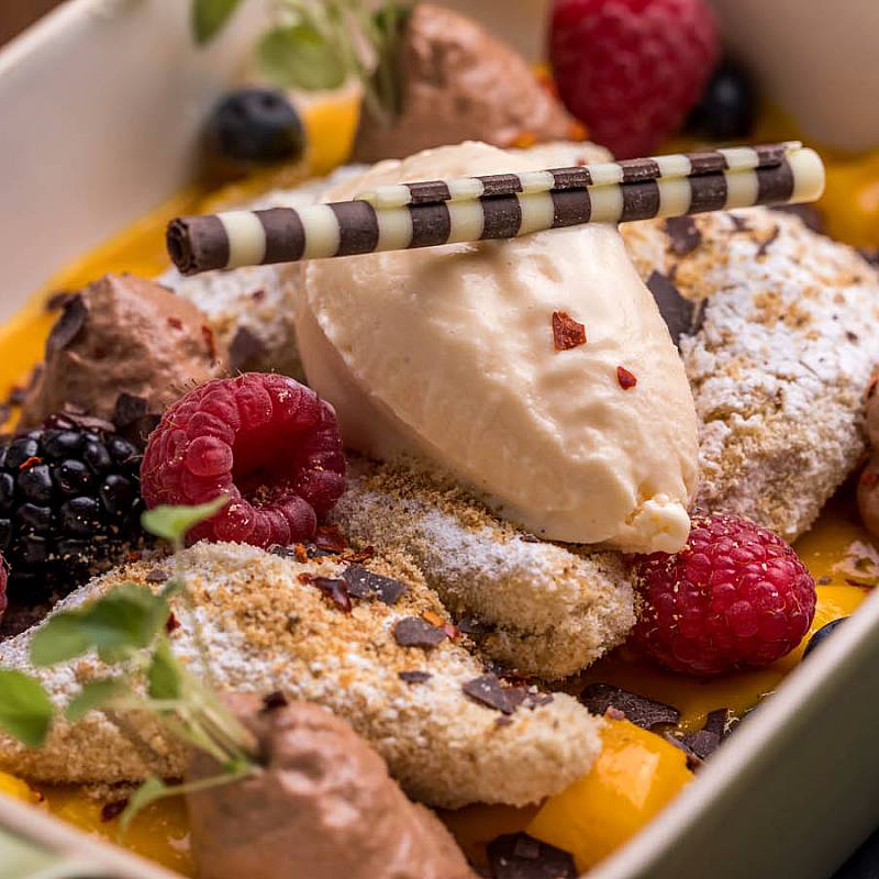 PASTA E BASTA: TOPFEN-TASCHERLN IM BRÖSELKROKANT